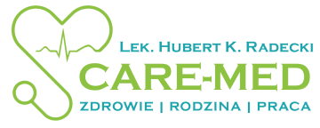 CARE-MED ZDROWIE RODZINA PRACA HUBERT KAZIMIERZ RADECKI ul. J. Słowackiego 29 62-420 Strzałkowo,  NIP:6671752115 REGON:382646536